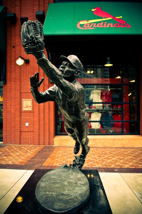The Wizard Works His Magic – Ozzie Smith Statue at Busch Stadium, St. Louis – The Dassler Effect
