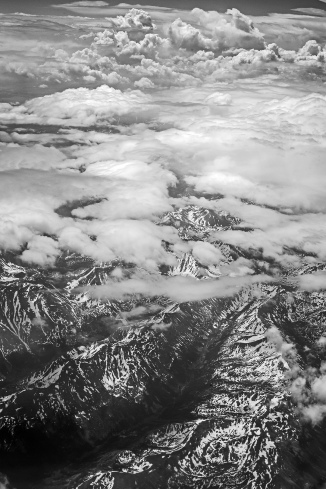 rocky mountains the lonely mountain bw-1 small